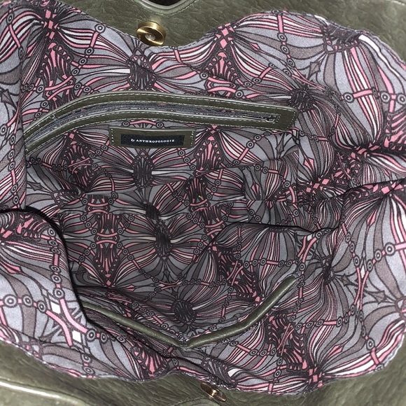 Anthropologie vegan leather shoulder bag - Picture 3 of 6